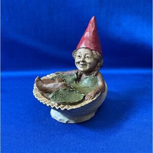 Tom Clark Gnome "Bubbles" Bathing in Seashell